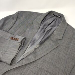 Lauren Ralph Lauren Black Label Gray‎ Wool Men's Slim Fit Sport Coat Size 46R